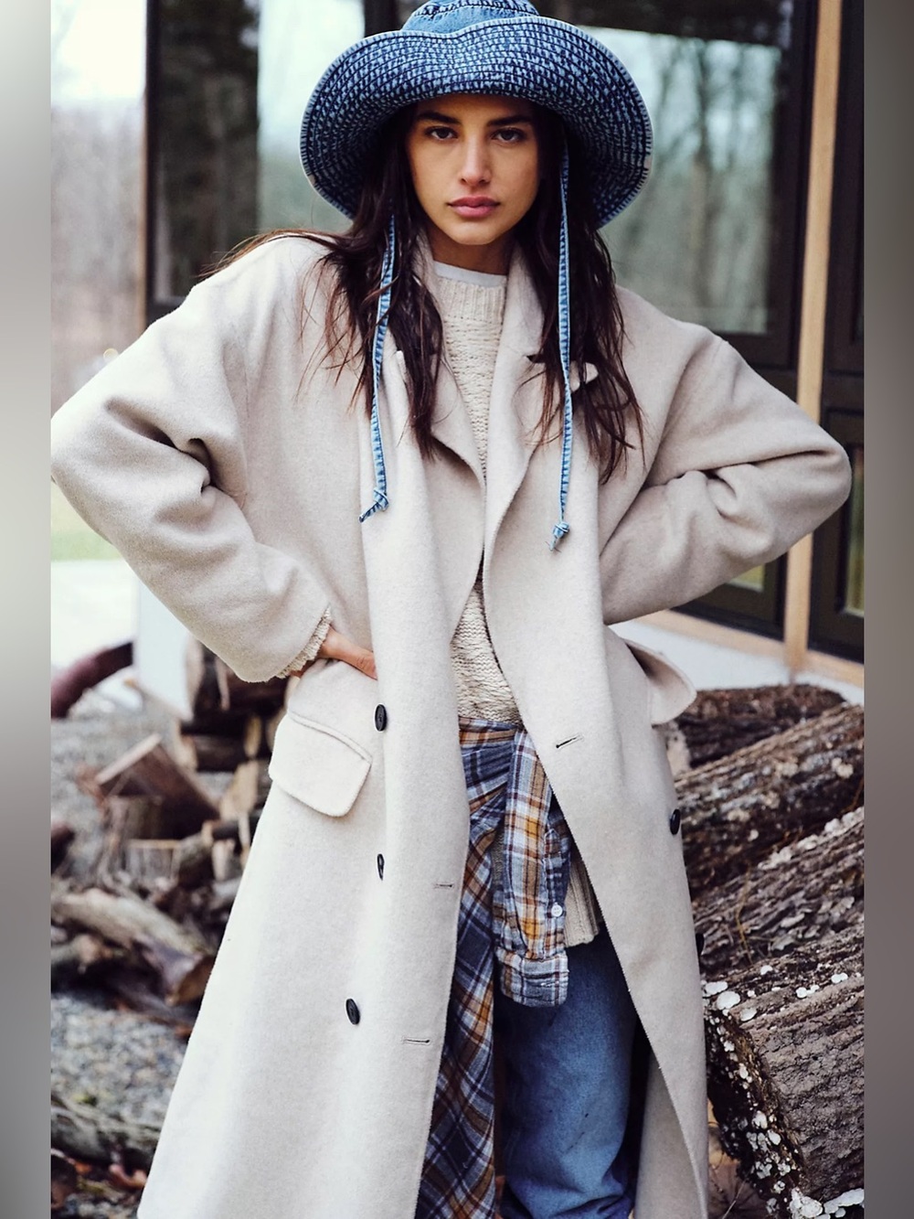 Free People Adore You Wool Coat - Picture 2 of 8